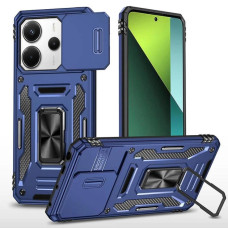 Чехол-Ударопрочный Camshield Army Ring Xaiomi Redmi Note 13 4G, темно-синий