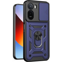 Чехол-силикон Противоударный Antishock Xiaomi Redmi A7 Pro 4G /Poco C81, темно-синий