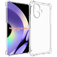 Чехол-силикон Getman Ease logo усиленные углы Realme 10 Pro Plus, прозрачный
