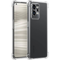 Чехол-силикон Getman Ease logo усиленные углы Realme GT2, прозрачный