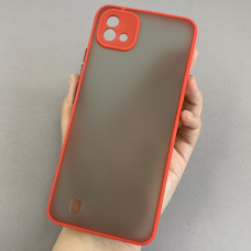 Чехол-силикон Gingle Matte Case Realme C11 2021, Red
