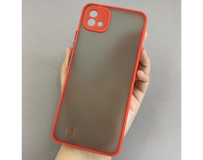 Чехол-силикон Gingle Matte Case Realme C11 2021, Red