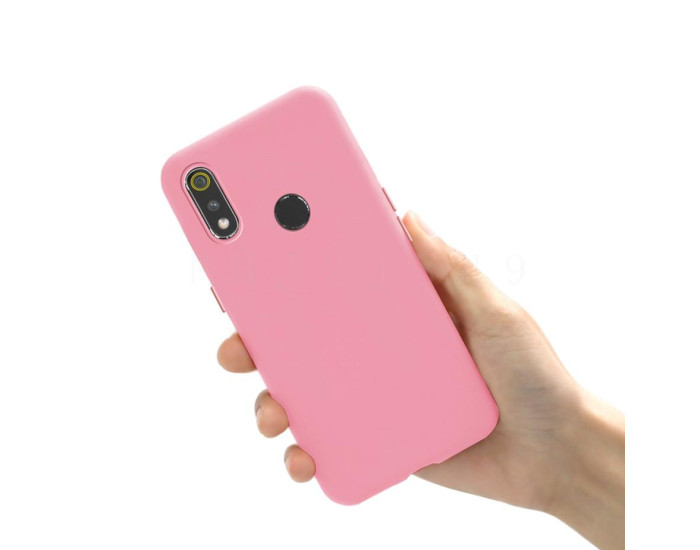 Чехол-силикон оригинал Full Soft Case Realme C3, Pink