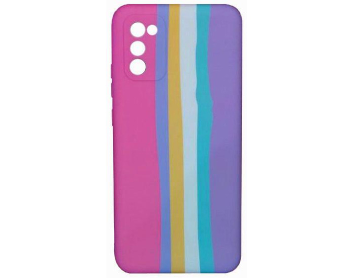 Чехол-силикон Colorfull Full Soft Matte Case Samsung A025 A02s, Rainbow
