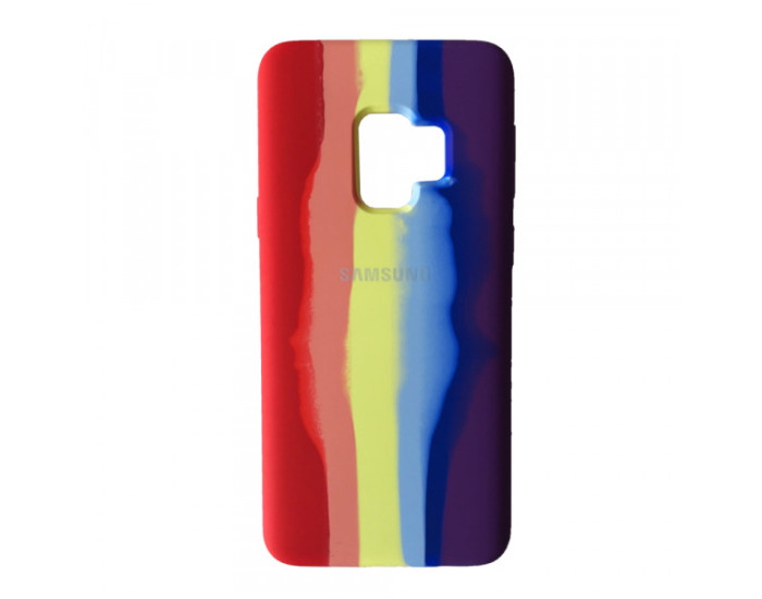 Чехол-силикон Colorfull Full Soft Matte Case Samsung S9, Rainbow