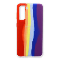 Чехол-силикон Colorfull Full Soft Matte Case Samsung S21 Plus, Rainbow