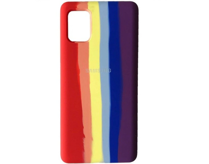 Чехол-силикон Colorfull Full Soft Matte Case Samsung A725 A72, Rainbow