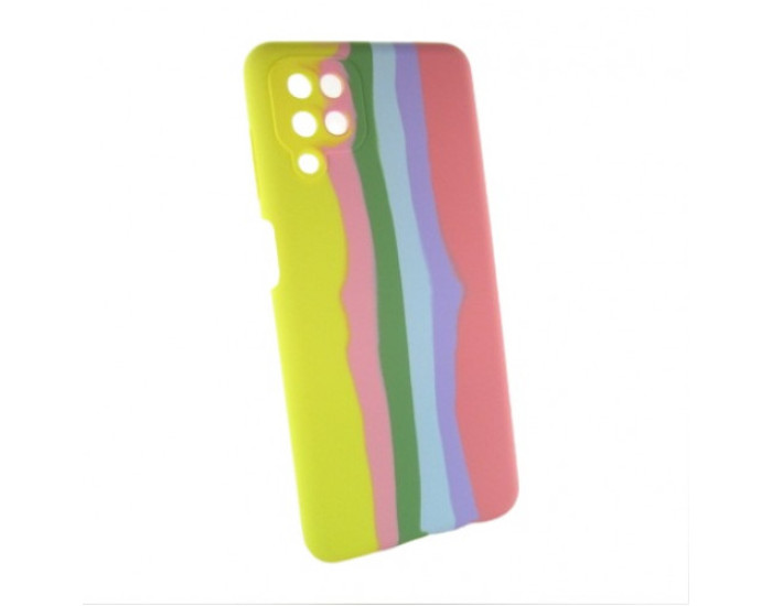 Чехол-силикон Glass Rainbow Case Samsung A12 A125 №3