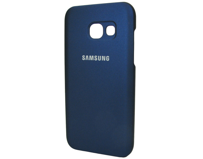 Чехол-силикон оригинал Soft Matte Samsung A320 A3 - 2017, Dark blue