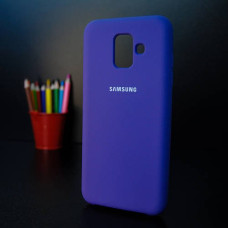 Чехол-силикон оригинал Soft Matte Samsung A600 A6 - 2018, Violet