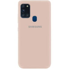 Чехол-силикон оригинал Full Soft Case Samsung A217 A21s, Pink sand