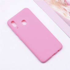 Чехол-силикон оригинал 99% Soft Matte Samsung A405 A40, Hot pink