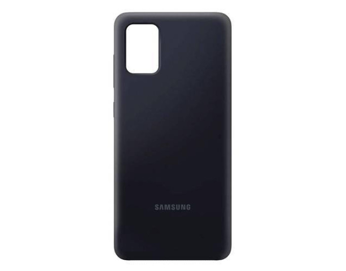 Чехол-силикон оригинал 99% Soft Matte Samsung A715 A71, Black