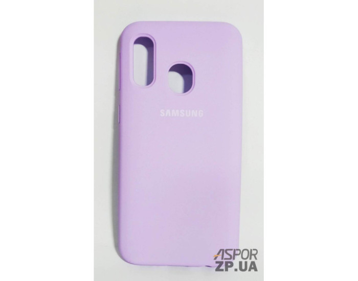 Чехол-силикон оригинал Full Soft Matte Samsung A405 A40, Lilac
