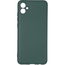 Чехол-силикон оригинал Full Soft Matte Samsung A042 A04e, Dark green
