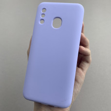 Чехол-силикон Full Camera (no logo) Soft Case Samsung A20 A205 /A30 A305, Lilac