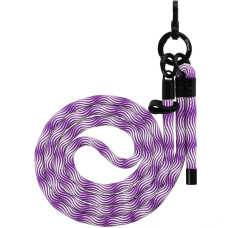 Шнурок Proove Twist Spiral Cross-Body Strap, фиолетовый/белый