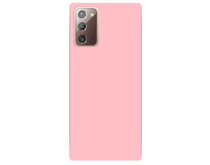 Чехол-силикон оригинал 99% Soft Matte Samsung N980 Note 20, Rose red