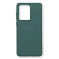 Чехол-силикон оригинал Full Soft Matte Samsung G988 S20 Ultra, Pine green