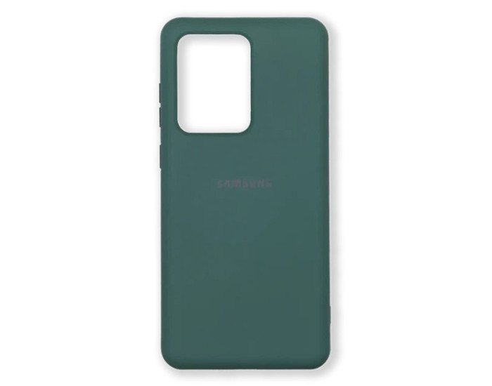 Чехол-силикон оригинал Full Soft Matte Samsung G988 S20 Ultra, Pine green