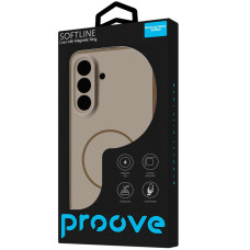 Чехол-силикон Proove Softline Case with MagSafe Ring Samsung S24/S25, оранжевый