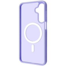 Чехол-силикон WAVE Matte Color Case with MagSafe Ring Samsung A57, темно-синий