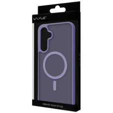 Чехол-силикон WAVE Matte Color Case with MagSafe Ring Samsung A17, черный