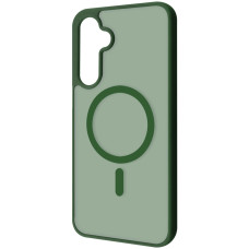 Чехол-силикон WAVE Matte Color Case with MagSafe Ring Samsung A27, зеленый