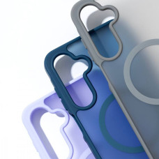Чехол-силикон WAVE Matte Color Case with MagSafe Ring Samsung A17, темно-фиолетовый