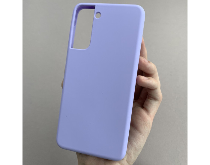 Чехол-силикон оригинал Full Soft Matte Samsung G991 S21, Lilac