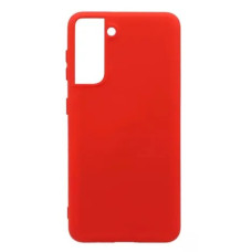 Чехол-силикон оригинал Full Soft Matte Samsung G991 S21, Red