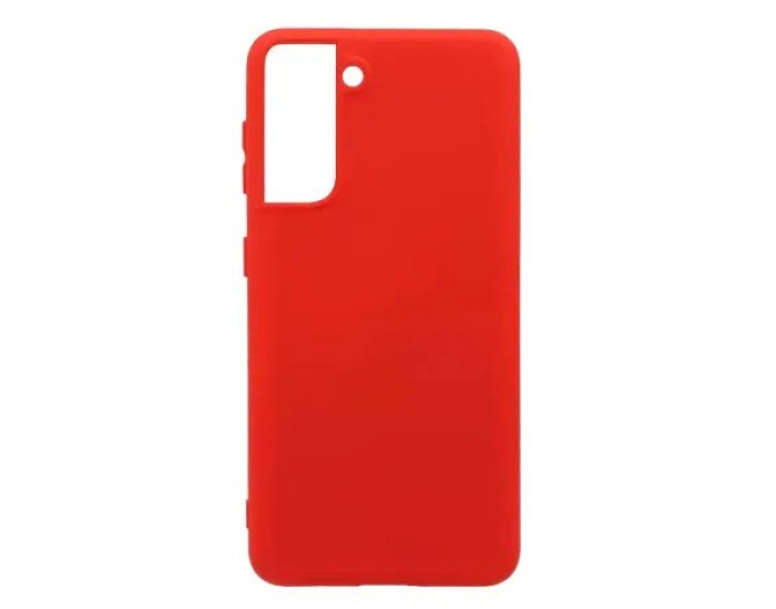 Чехол-силикон оригинал Full Soft Matte Samsung G991 S21, Red