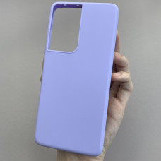 Чехол-силикон оригинал Full Soft Matte Samsung G998 S21 Ultra, Lilac