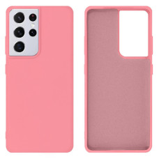 Чехол-силикон оригинал Full Soft Matte Samsung G998 S21 Ultra, Pink