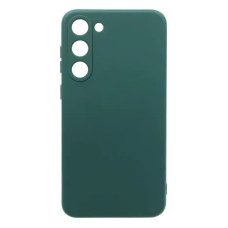 Чехол-силикон оригинал Full Soft Matte Samsung S23 FE, Dark green