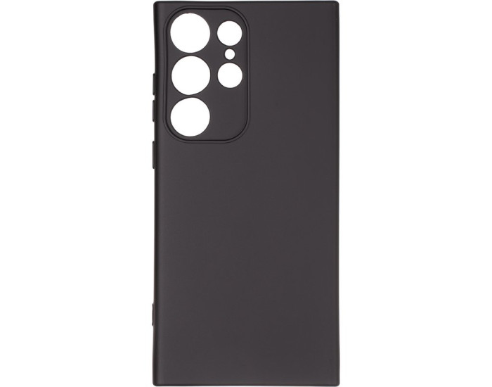 Чехол-силикон оригинал Full Soft Matte Samsung S23 Ultra, черный