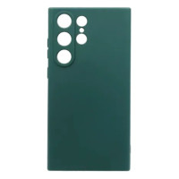 Чохол-силікон оригінал Full Soft Matte Samsung S23 Ultra, Dark green