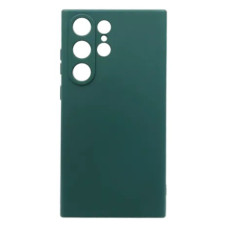 Чехол-силикон оригинал Full Soft Matte Samsung S23 Ultra, Dark green