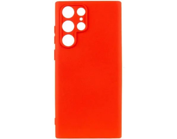 Чехол-силикон оригинал Full Soft Matte Samsung S908 S22 Ultra, Red