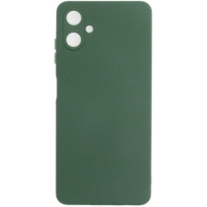 Чехол-силикон оригинал Soft Matte Samsung A065 (A06) Dark green