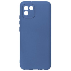 Чехол-силикон оригинал Full Soft Case Samsung A03 A035, Navy blue