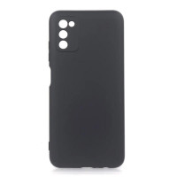 Чехол-силикон оригинал Full Camera Soft Matte Samsung A037 A03S (Black / Черный)