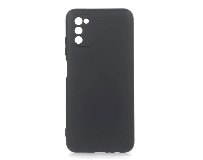 Чехол-силикон оригинал Full Camera Soft Matte Samsung A037 A03S (Black / Черный)