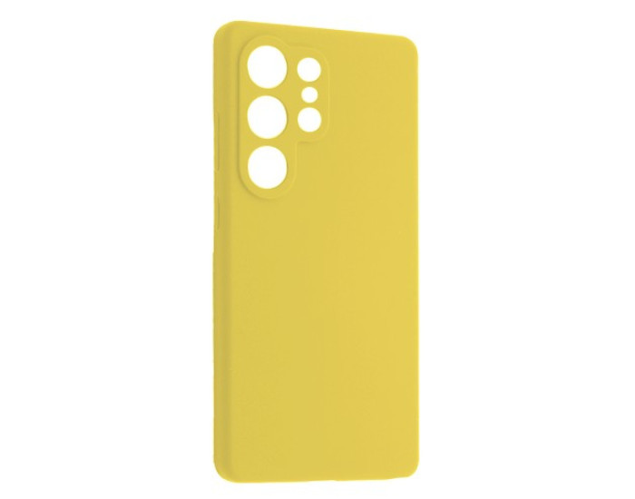 Чехол-силикон Luxury Samsung S25, Yellow