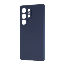 Чехол-силикон Luxury Samsung S25 Ultra, Midnight blue