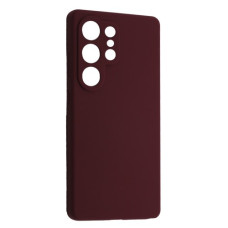 Чехол-силикон Luxury Samsung S25 Ultra, Marsala