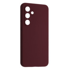 Чехол-силикон Luxury Samsung S25 Plus, Marsala