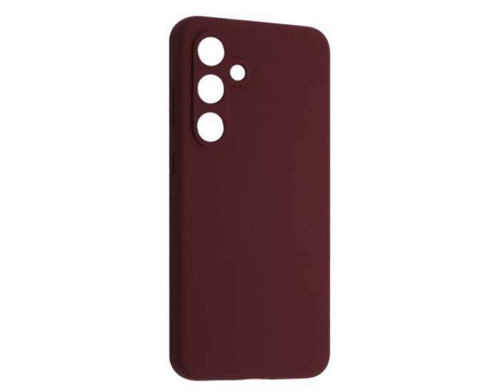 Чехол-силикон Luxury Samsung S25 Plus, Marsala