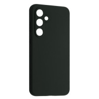 Чехол-силикон Luxury Samsung S25, Forest green