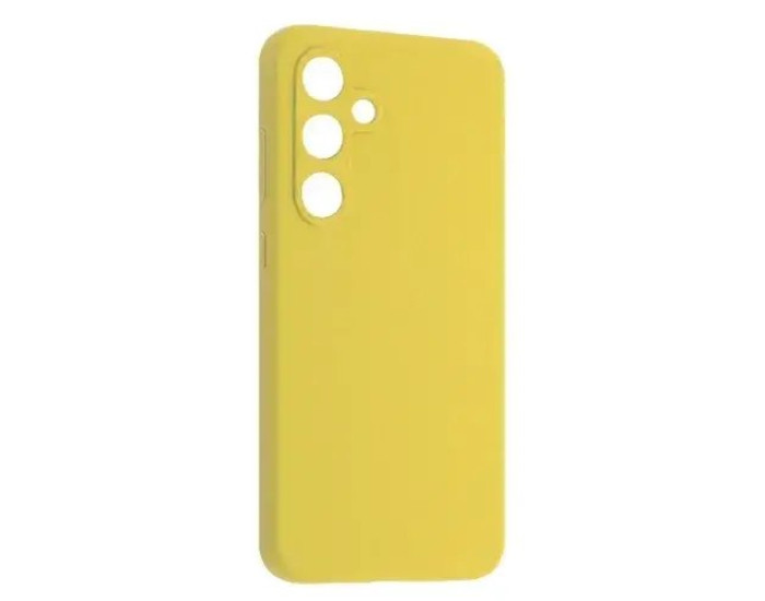 Чехол-силикон Luxury Samsung S25 FE, Yellow
